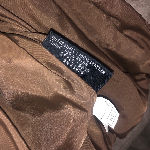 Vintage Western Leather Jacket - Picture 5 of 6